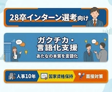 凄さ不要！面接官の心が動くガクチカ言語化支援します 就活用のガクチカは見抜かれます！あなたの本質を言語化支援