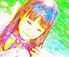 写真を(´▽｀)色鉛筆画風にします イメージ1