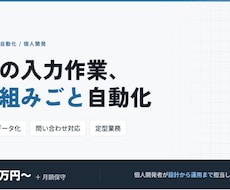 面倒な事務作業をAIで自動化する仕組みを作ります イメージ1