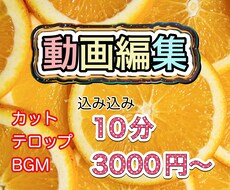 動画編集のお手伝い致します Filmoraで動画編集致します！