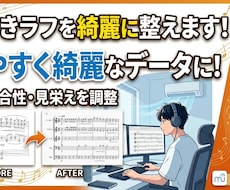 最短即日！手書き楽譜のデータ化・移調やります イメージ1