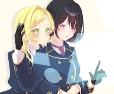 簡易イラスト制作します ちゅるんと透明感あるシンプルなイラストを描きます