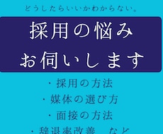 御社の採用活動の第一歩を丁寧にアドバイスします イメージ1