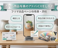 売れる商品写真のアドバイスをします イメージ1