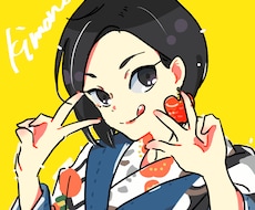 アイコン、ヘッダー、サムネ描きます 似顔絵、オリジナルキャラなんでも
