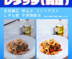 プロの技術で料理写真のレタッチをいたします イメージ1