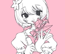 かわいい歌ってみた用イラスト描きます ちょい病み・かわいい女の子を描きます！
