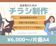 CANVA使用 演奏会用フライヤーを作成します -音楽家としての経験を活かしたフライヤーデザイン-