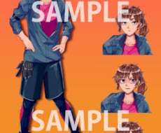 TRPG向けの立ち絵を作成します 設定を汲み取り、人物らしさを表現します。