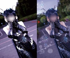 コスプレ、ポートレートを編集します