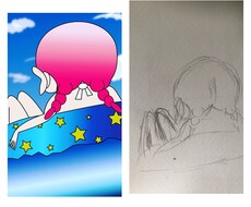アイコン等の下書き、ラフ画、Aiにて実用化します イメージ1