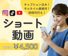 丸投げOK！サムネ付き！高品質ショート動画作ります イメージ1