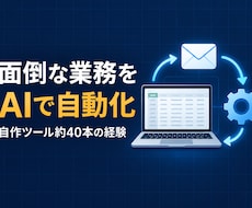 生成AIで面倒な業務を自動化します イメージ1