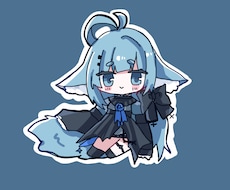 SDキャラクターを２枚描きます イメージ1