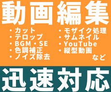 動画編集承ります イメージ1