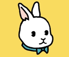 ポップでかわいいイラストでうさぎの似顔絵を描きます イメージ1