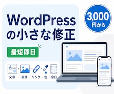 WordPressの軽微修正を最短即日で対応します イメージ1