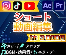 SNS用ショート動画作成を承ります イメージ1