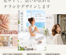見やすく想いが伝わるチラシをデザインします イメージ1
