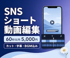 SNSショート動画を見やすく編集します イメージ1