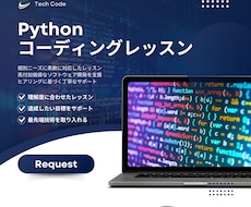 Pythonコーディングレッスンを承ります プログラミングスキル向上をサポートします！