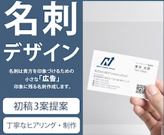 受け取る方の記憶に残る名刺作成します イメージ1