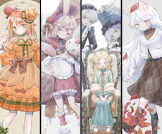 キャラクターイラスト描きます イメージ1