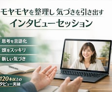 頭の中のモヤモヤを整理します イメージ1