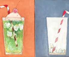カフェに飾る絵、インテリアの絵を描きます イメージ1