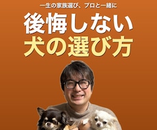 後悔しない犬の選び方｜プロが家族選びを伴走します 迎える前も迎えた後も、迷いを一緒に解消します