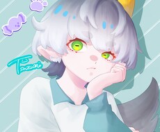キャラの雰囲気を大切にしたイラストを描きます
