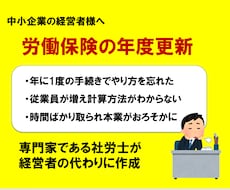 わかりにくい労働保険の年度更新を社労士が作成します 間違って、あとあと面倒なことになる前に専門家に依頼しましょう