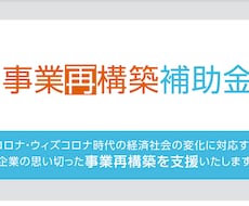 第10回事業再構築補助金の事業計画の作成支援します 複数件採択実績あり！事業計画書の書き方がわからない方にも♪