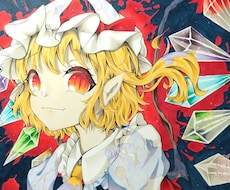 東方のアナログイラストを描きます イメージ1