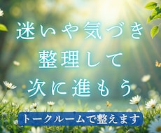 気づきを深めて前へ進む〜心と頭の整理〜はじめます イメージ1