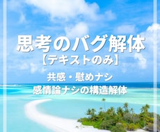 思考デバッグ【テキスト】頭を整理し現実を動かします イメージ1