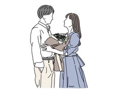 商用OK！オシャレ線画イラスト描きます アイコン、挿絵、ウェディングイラストにも♪