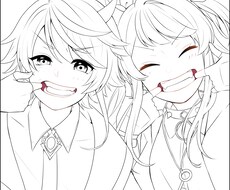 あなたの下書きから線画起こします アナログ絵をデジタル化したい方にもオススメです！