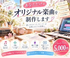 イメージからあなただけのオリジナル楽曲を制作します イメージ1