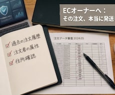 ECオーナー様の不正注文を見抜きます イメージ1