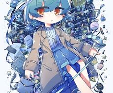 背景までかわいい！4頭身のイラスト描きます イメージ1