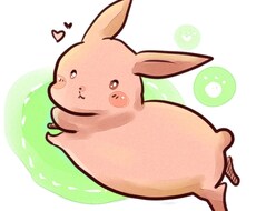 うさぎの絵を描きます イメージ1