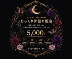 じっくり深掘り鑑定いたします イメージ1