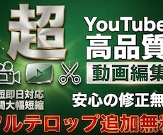 YouTube・SNS動画を高品質編集します イメージ1