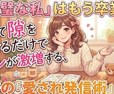 あえて隙を見せるだけでファンが激増します イメージ1