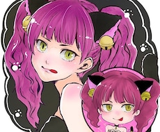 可愛いSNS用アイコン作成します イメージ1