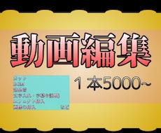 YouTuber/VTuberの動画編集します イメージ1