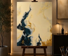 世界に1枚のインテリア絵画を届けます 幻想的でどこか非現実的な絵画を