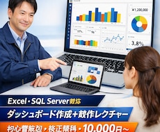 ExcelやSQLServerデータ可視化します イメージ1