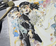 結婚式やプレゼントに使えるイラスト描きます イメージ1